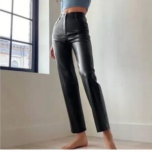 Aritzia Melina Leather Pant